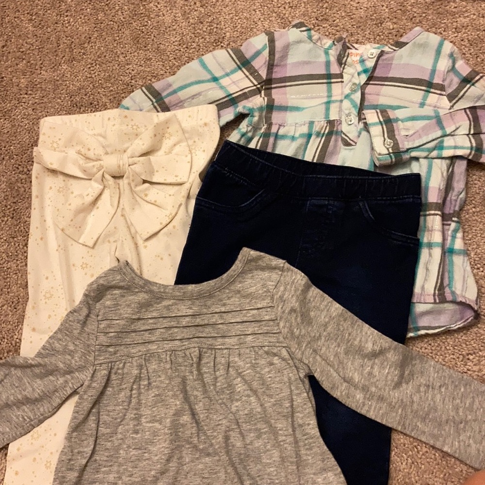 Girls outfits bundle 18 months